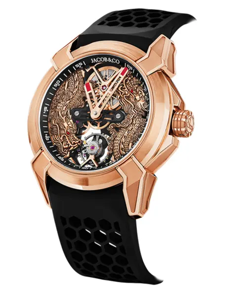 Fake Jacob & Co Epic X Twin Dragons​ EX110.43.AD.AA.ABRUA watch